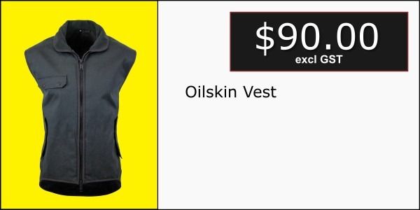 oilskin vest